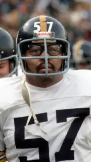 Offensive Lineman Sam Davis Of The Pittsburgh Steelers Nfl 1976 OLD PHOTO 1