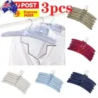 3pcs Soft Padded Cushion Dresses Coat Hook Closet Cloth Hangers Hanger None Slip