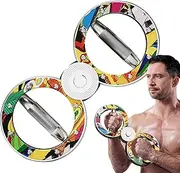 Rotating Burn Machine, Resistance Adjustable Arm Exercisr, Forearm Strengthener Device, Multi-Functional Rotational Trainer Grip Strength Trainer for Home and Gym Workouts