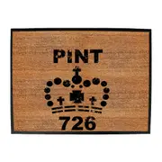 Pint 726 - Funny Novelty Doormat Man Cave Floor mat