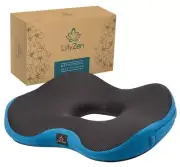 Donut Pillow for Tailbone Pain Relief Memory Foam Cushion Orthopedic Seat Pre...