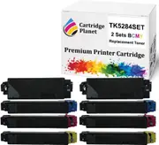 2 Sets BCMY Non-Genuine Toner Cartridge for Kyocera TK-5284 TK5284 TK5284K TK5284K TK5284K (13,000/11,000 (B/CMY) Pages) for M6635CIDN P6235CDN
