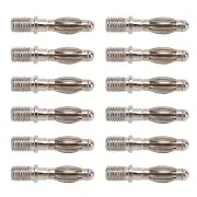 100x 21.180 4mm Banana Plug Copper M5 Banana Plug Male Connector For Electronic