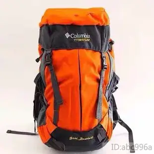 Wish Columbia哥倫比亞雙肩背包 男女通用款戶外登山包 防水大容量旅行背包 附雨罩40L 休閒運動旅行背包 徒