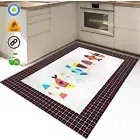 Non-Slip Washable Kitchen Rug, Non Slip Base Kitchen Mat, Kitchen Carpet