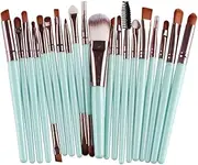 Set of 20 PCS Makeup Brush Kit for Foundation Liquid Blending Powder Eyeshadow Blush Cosmetics Concealer Brushes with Soft & Dense Bristles Assorted Color 16