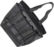 [LeoLeoii] Storage Mesh Wash Bag Toy for Kids Travel Wash Bag Shower Cosmetic Carrying Bag Mesh Shoe Bag Toiletry Bag Travel Beach Toys Swimming Hanging Oxford Cloth Toiletries Child