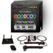 RGB Multi Color LED Halo kit with Wifi App for 2007-2010 Jeep Compass Fog Lights (for: Jeep)