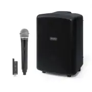 Samson Expedition EXPOLR Portable PA System 200w 8'' w/ Wireless Microphone, Blu