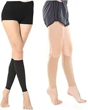 BEBEMOKO 1 Pair Compression Socks Athletic Sports Socks Compression Calf Sleeve Women Mens Athletic Socks Compression Leg Sleeves Socks for Men Medical Socks