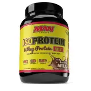 MAN Sports ISO-Protein 100% Pure Whey Protein Isolate , Chocolate Milk, 2 Pounds