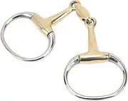 135mm Horse Snaffle Bit Stainless Steel and Copper Horse Mouth Bit, Sturdy and Easy to Control, Harmless to Horses, Your Wonderful Outdoor Gifts