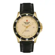 Swiss Alpine Military Men's Watch Analog Quartz 7022.1511SAM Leather