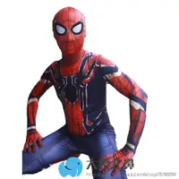 在飛比找蝦皮購物優惠-蜘蛛人服飾 cosplay鋼鐵蜘蛛人 鋼鐵蜘蛛人服裝 超級英