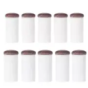 10 Pcs Slip-on Pool Cue Tips Nylon Snooker Cue Ferrule Billiard Accessories1007