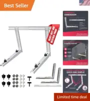 Durable Steel Wall Mount Bracket for HVAC Units with Vibration Control Features