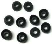 10 Replacement Rubber Earbud Tip Plug for Kicker EB73B EB92MB EB93B Headphones