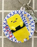 【震撼精品百貨】蛋黃哥GUDETAMA 三麗鷗蛋黃哥造型吊飾/鑰匙圈-壽司#13636 震撼日式精品百貨