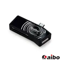 在飛比找博客來優惠-aibo OTG773 Micro USB OTG讀卡機 (