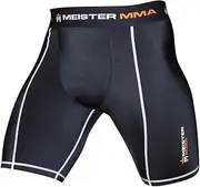[Meister] Compression Rush Fight Shorts w/Cup Pocket