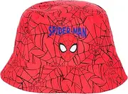 [Marvel] Spider Man Kids Bucket Hat, Fishing Hat Design, Summer Hat for Boys, Kids