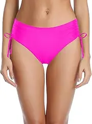 [Tempt Me] Women Bikini Bottoms Side Tie Adjustable Bathing Suit Swimsuit Cheeky Swim Bottom