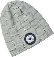 [FOMIYES] LED Knitted Beanie Hat Versatile Warm Hat with Built Light for Outdoor Activities Windproof and Comfortable Beanie for Runners and Adventurers