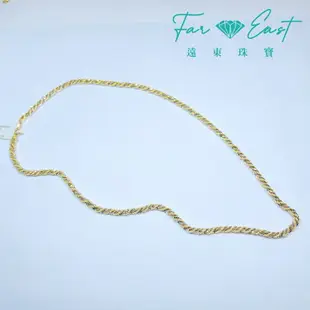 FAR EAST Jewellery 義大利進口K金項鍊-雙色K金