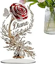 Flower Table Ornament - Spring Table Decor | 2D Acrylic Centerpiece for Bedroom Study Desktop Home Decoration