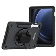 Valore Rugged Tablet Case With Shoulder Strap / Hand Strap, screen protector & Kick-Stand for Samsung Galaxy Tab S10 FE (10.9") /S9 FE / S9 Tablet [PP-006]