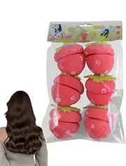 Colle Winder Hair Curler Without Heat for Night Set of 6 Curlers for Sleeping for Women Portable Hair Curler Sponge