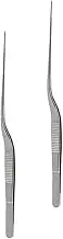 HEALEEP 2pcs Food Tweezers Precision Cooking Tongs for Plating Asian Western Dishes for Molecular Gastronomy Easy to Clean Versatile Kitchen Tool
