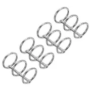 4Pcs 3 Circle Binder Rings 0.79" Metal Book Rings Loose Leaf Ring Silver Tone