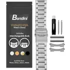 20mm Curved Steel Metal Watch Band Bracelet for Nixon Time Teller