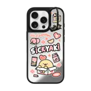 iPhone 16 Pro Mirror Ring Stand Case MagSafe Compatible sick of everything