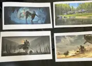 STAR WARS CELEBRATION ANAHEIM 2022 SET OF 4 Mandalorian Grogu ART PRINTS