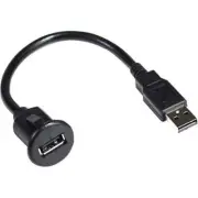 PAC USBDMA6 6ft USB Extension Cable with Dash Mount Bracket