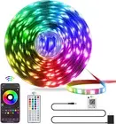 QZYL LED Lights for Bedroom, 25FT RGB LED Strip Lights with 44 Keys IR Remote