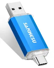 USB C Flash Drive 256GB Thumb Drive for Android Phone USB 3.1 Type-A & Type-C...