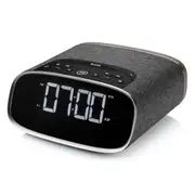 VQ Lark DAB+ Digital Clock Radio with Bluetooth - Grey & Oak