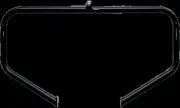 Lindby Unibar Front Highway Bar Black Harley Freewheeler 15-22