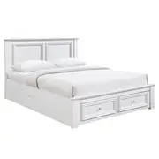 [Sleeping Giant] Mandalay Drawer and Lift Storage Bed Frame White