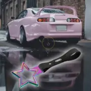 Neo Chrome STAR JDM Ring Tsurikawa Train Bus Car Handle Strap -Carbon Sty PVC X1