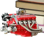 Car Engine Model - Small Model Ornament,Resin Figurine Table Decor, Home Decoration Sculpture Craft for Desk Bookshelf
