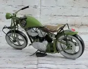 1-8 Scale Hand Made Detailed Motorcycle Home Office Figurine Art Artwork Decor