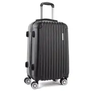 Wanderlite 28 Inch Luggage with TSA Lock Spinner Carry On Hard Shell Travel Suitcase Luggage Case Black
