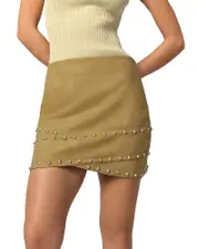 Apparis Bullet Raw Denim Crossover Skirt