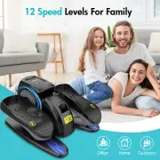 Under Desk Elliptical Quiet Portable Pedal Exerciser Machine for Seniors Home