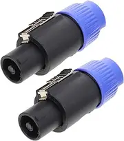 CIYODO Pin Speaker Wiring Plugs Audio Connectors for Speakers No Soldering Required Standard Size for Professional Use