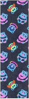 Amooorous Cartoon Cute Neon Fluorescent Panda Skateboard Grip Tape Non-Skid Grip Tape Scooter Tear-Proof Cruiser Griptape 33×9 Inch
